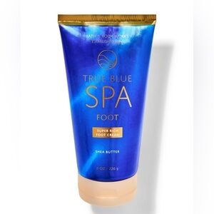 Bath & Body Works True Blue Spa Foot Cream - Blue and Gold